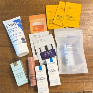 Bundle of skin face products ole henriksen cera ve Clinique laneige glow recipe